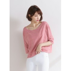 Short Stripe Cotton Crop Top清爽俐落兩穿短版上衣