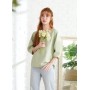 Linen blend blouse