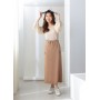 Side pocket cotton skirt