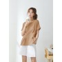 FRONT PLEATED TSHIRT