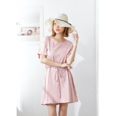 Casual printed short dress