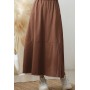 Cotton A maxi skirt