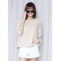 Ribbon sleeve blouse