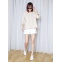 Ribbon sleeve blouse