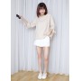 Ribbon sleeve blouse