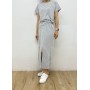 休閒寬鬆長裙套組