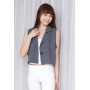 Fashion crop vest