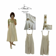 Overall Cotton Dress