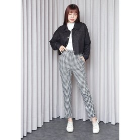 Stretchable Straight Pencil Pants