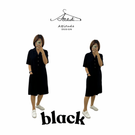 Cotton Front pocket dress