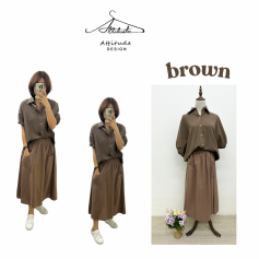 Oversized Elastic Cotton Blouse