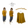 Cat pocket cotton long Blouse