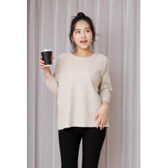 Waffle basic long T