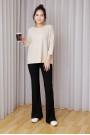 Waffle basic long T