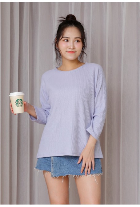 Waffle basic long T