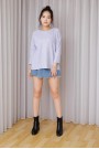 Waffle basic long T