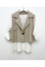 Waffle basic long T