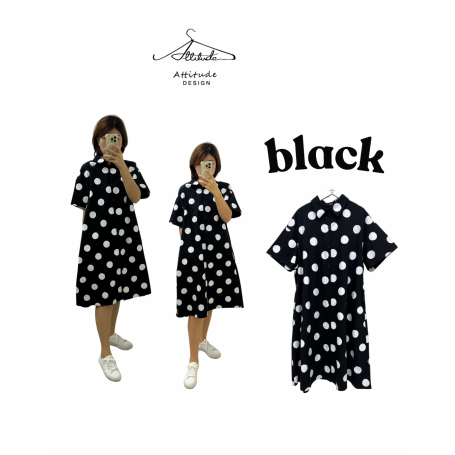 Dot2 Shirt Dress