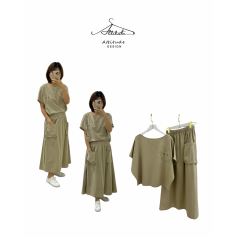 Big Pockets Cotton Skirt