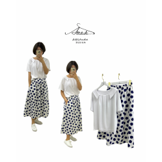 Dot2 A line Skirt