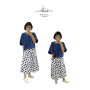 Dot2 A line Skirt