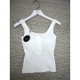 Button cotton bra top