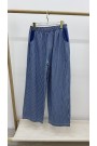 Stripe Denim Jeans條紋牛仔鬆緊長褲
