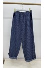 Stripe Denim Jeans條紋牛仔鬆緊長褲