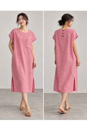 1Pocket Cotton Dress