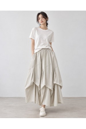 Urban Drape Skir 不規則垂墜長裙