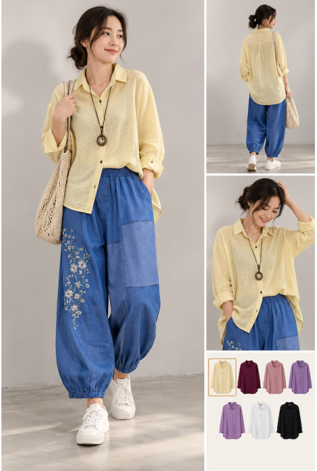 Soft Cotton Shirt 輕薄柔軟棉質襯衫